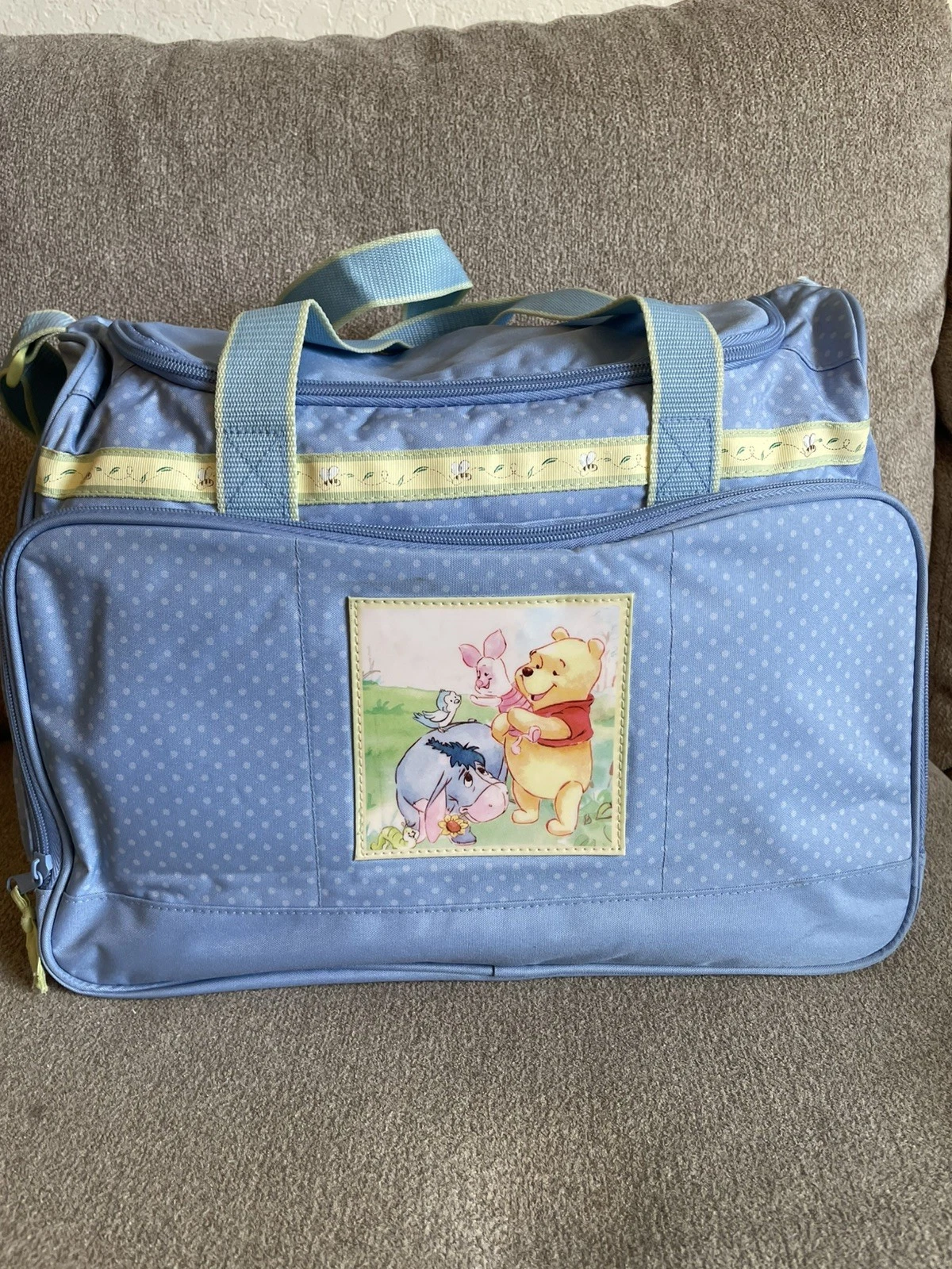 Rare Vintage Disney Winnie The Pooh Blue Diaper Bag W/ Changing Mat
Opens in a new window or tab