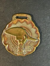 vintage Advertising  pocket watch fob J.I. Case Plow Works