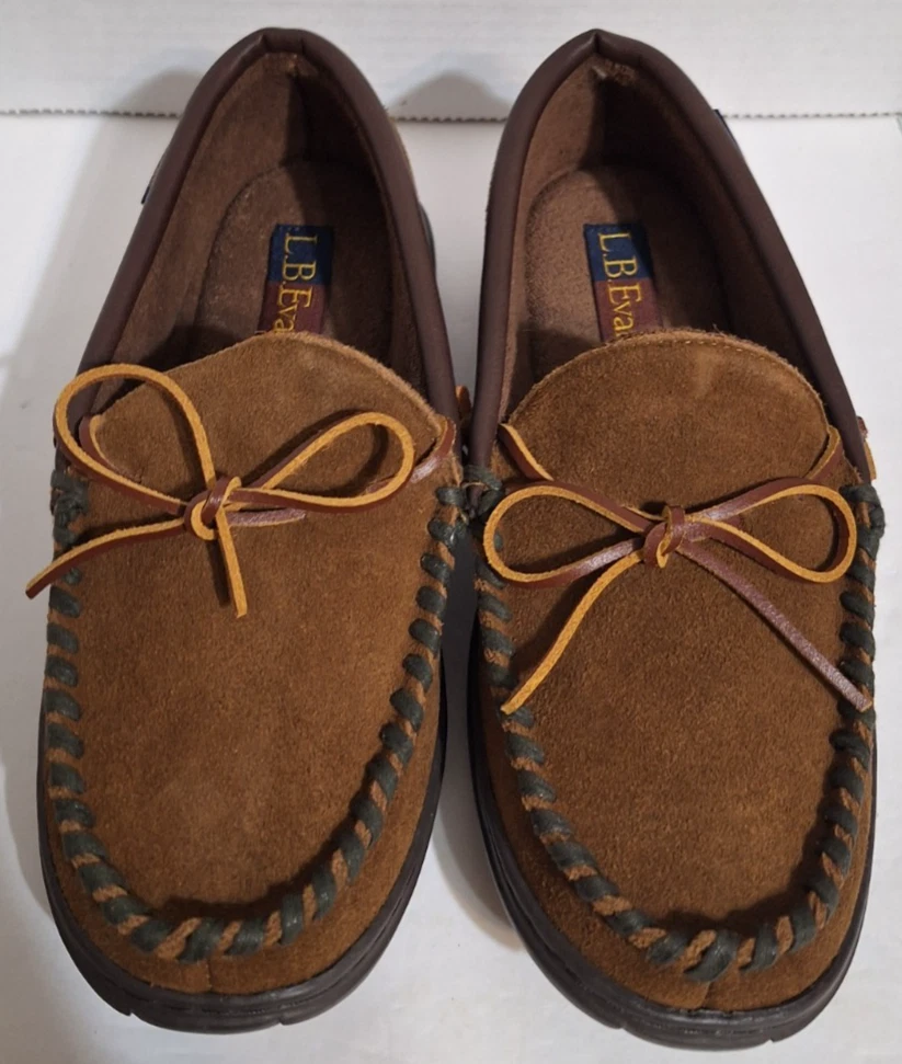 L.B. Evans Moccasin Slippers for Men for sale | eBay display picture 2