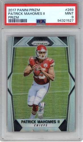2017 Prizm Patrick Mahomes II #269 Prizm Silver PSA 9