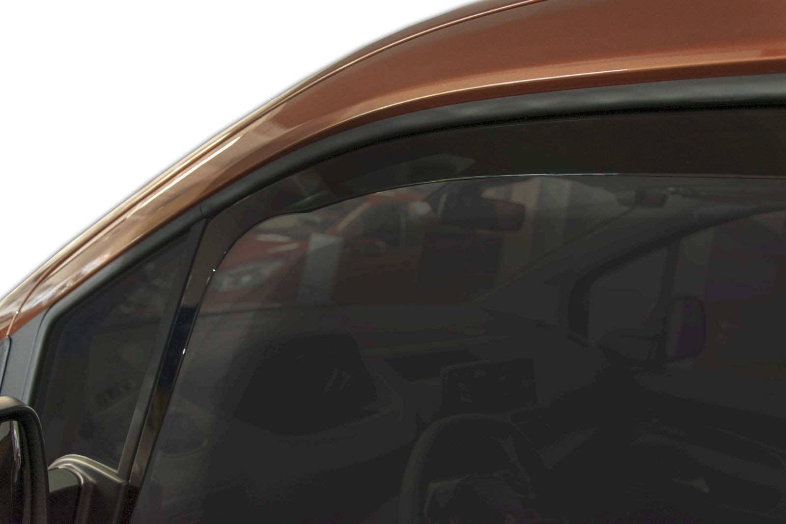 Déflecteurs de vent de vitre Opel Combo anti-buée teintés noirs 2pcs - 4