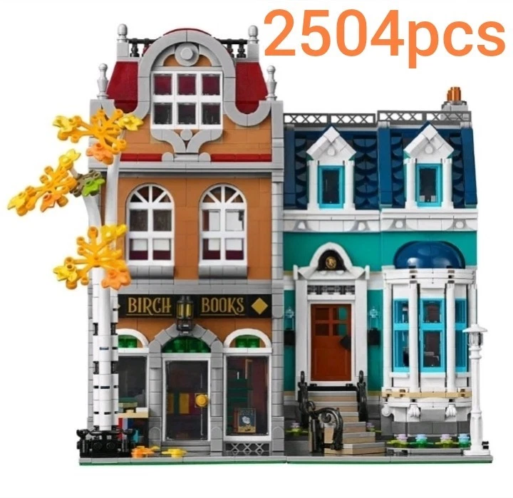 New Bookshop Creator Expert 10270 2504pcs Plus Figures and instructions