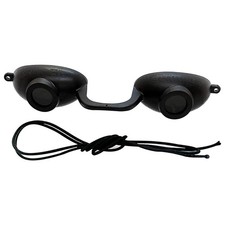 Super Sunnies Evo Flexible Tanning Bed Goggles UV 1 Count Pack of 1 , Black