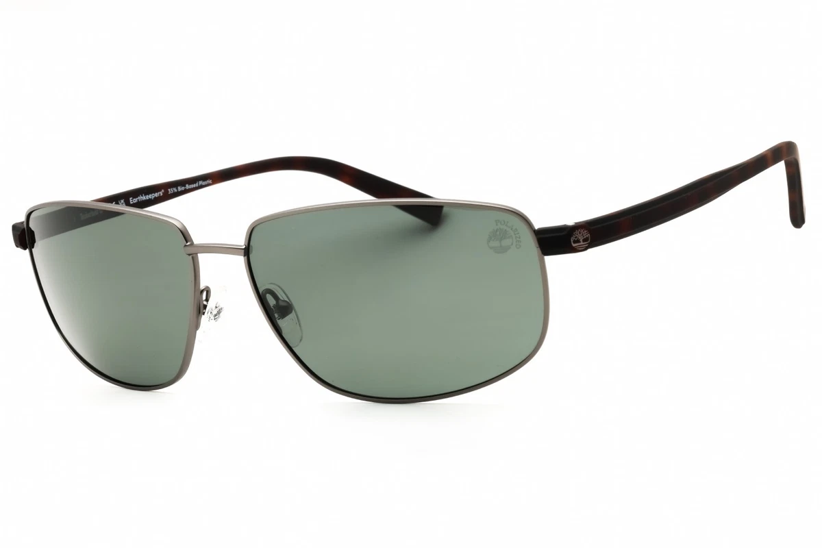 Timberland TB9325 09R Shiny Gunmetal 65mm Men's Sunglasses