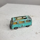 Matchbox 1970 Lesney Superfast No 23 Volkswagen VW Camper Van Bus Turquoise Blue
