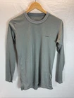 PATAGONIA CAPILENE LIGHTWEIGHT BASE LAYER POLYESTER SHIRT Mens MED green