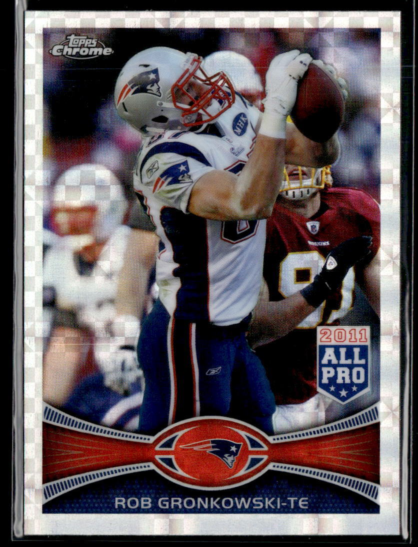 2012 Topps Chrome #12 Rob Gronkowski Xfractor
