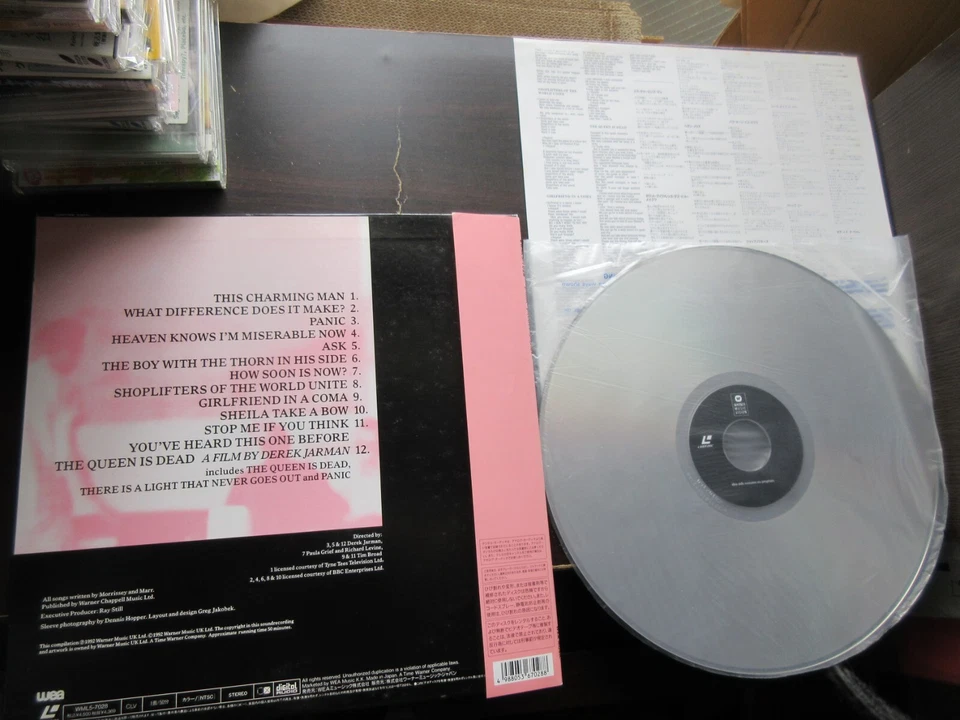 Smiths Complete Picture Japan Laserdisc w OBI Morrissey Marr WML5-7028 LD C86 - Image 2 of 4