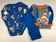 Boys Star Wars BB-8 4 Piece Snug Fit Pajamas NWT 4