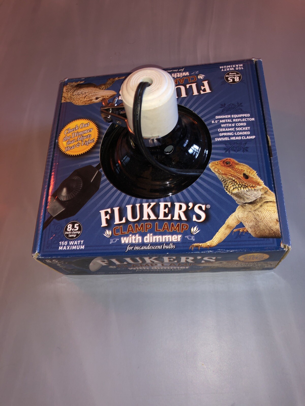 fluker's 8.5 clamp lamp