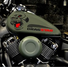 Adesivi Stickers Grafiche Angry kong per moto Yamaha Dragstar moto Custom Bobber