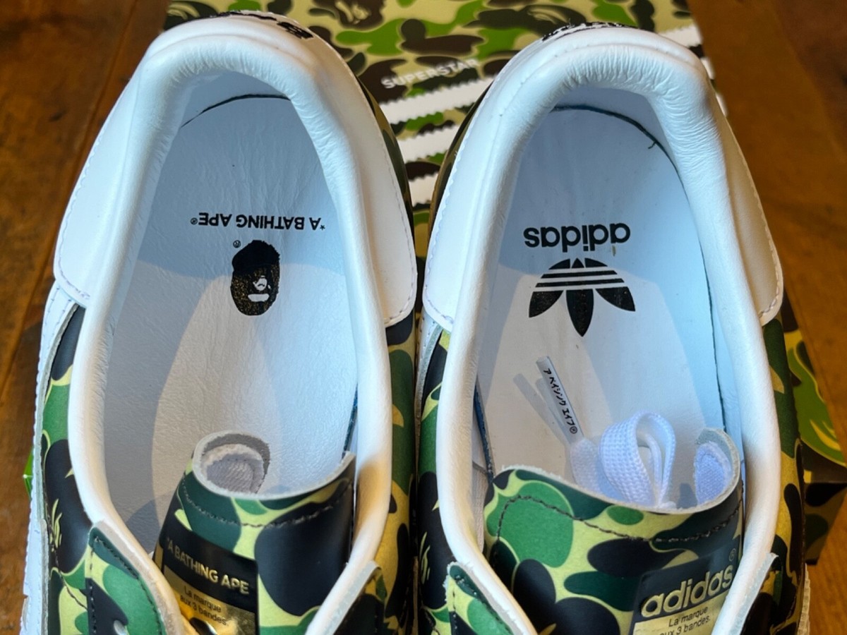 bape adidas shell toes