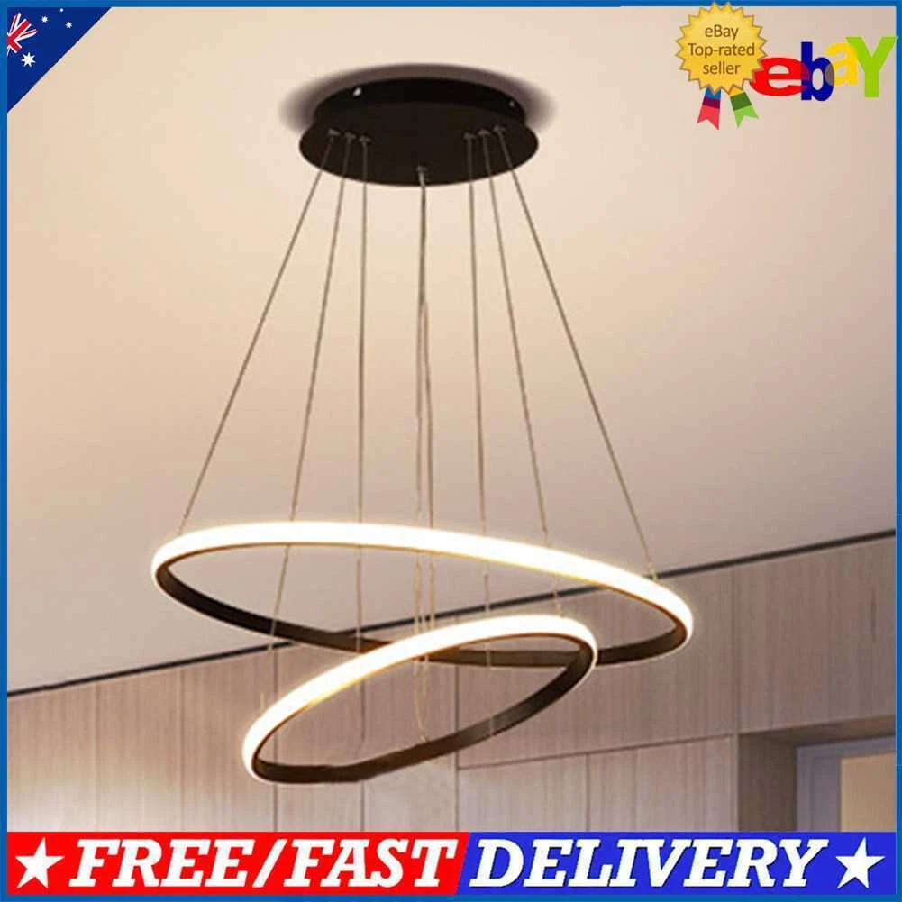 LED Chandelier Lights Metal Hanging Shop Lighting for Living Room