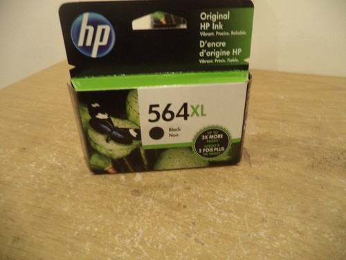 NEW HP 564XL Black Ink Cartridge, High Yield EXP. 04/2022