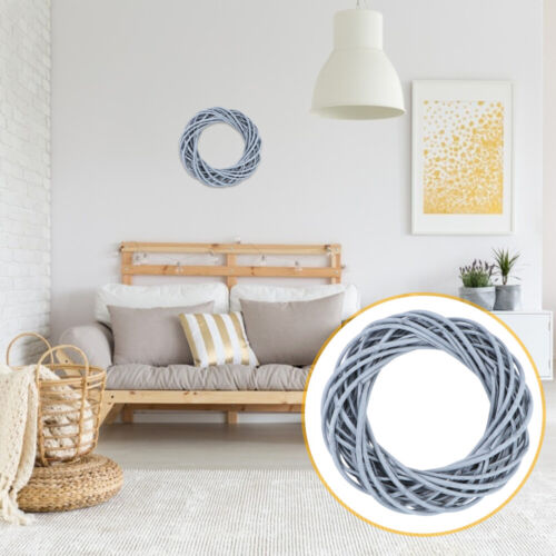 Natural Willow Rattan Wreath 30cm for Crafting Home Decorations - Picture 5 of 12