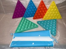 Silicone Pop Sensory Fidget Toy Push Pop Bubble Fidget Washable and Reusable_ B