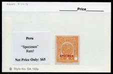 Pérou 1c Specimen Neuf sans Charnière