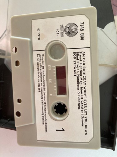 ROD STEWART RARE ORIG 1970 VERTIGO SWIRL CASSTAPE 7145004 GB UNTESTED UKPOSTONLY - Picture 2 of 20