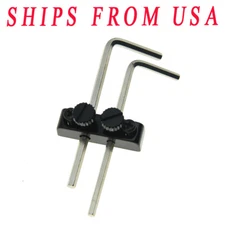 KAISH Black Guitar Allen Wrench Headstock Holder with Allen Keys fit Floyd Rose