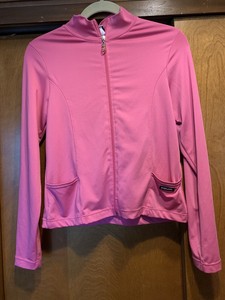pink workout jacket