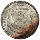 1921 P Morgan Silver Dollar $1 - PCGS MS64 - Rainbow Toned - TrueView