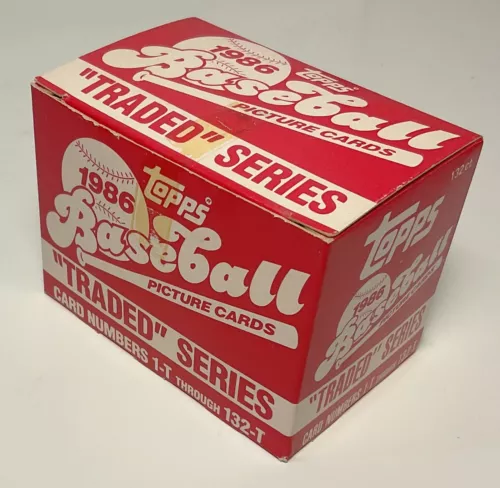 1986 Topps Traded unopened factory box set (132 cards) Bonds, Canseco Jackson RC
