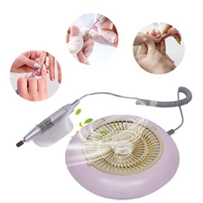 2 in 1 60W Nail Dust Collector Manicure Art Tool Vacuum Cleaner Machine & Filter