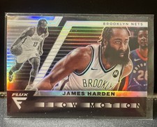2020-21 PANINI FLUX FLOW MOTION SILVER PRIZM #4 JAMES HARDEN BROOKLYN NETS