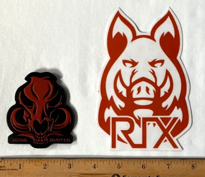 BOAR BUSTER PVC HOOK MORALE GUN PATCH OR RAZORBACK XT WILD HOG DECAL 2025 RARE