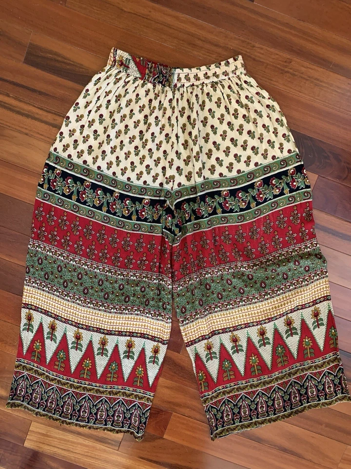 Women’s Sacred Threads Boho Festival Hippy Pants - Image 4 of 4
