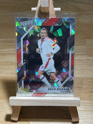 2022 Panini National VIP David Beckham Cracked Ice Prizm #51/99 #62 England P348