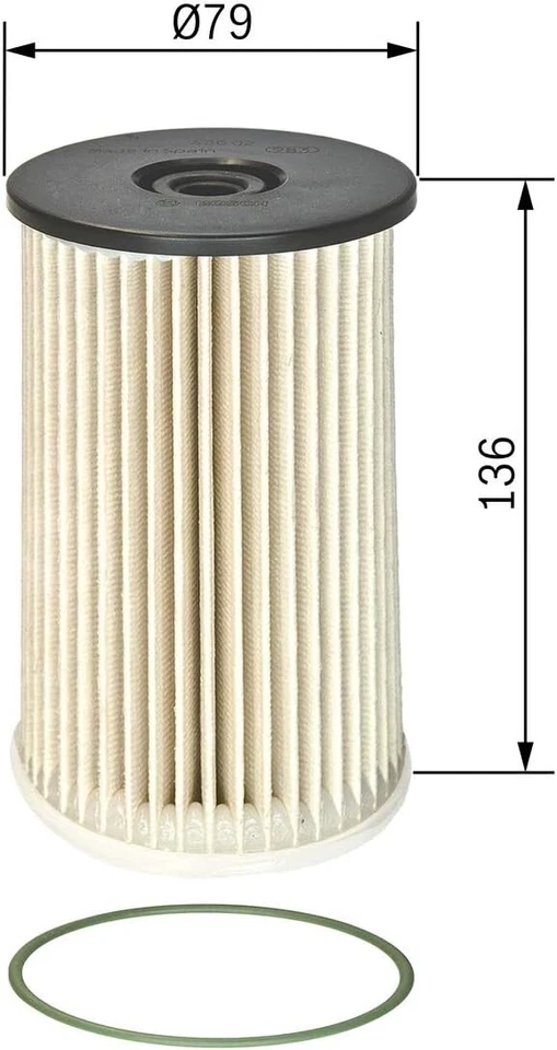 KIT DE SERVICIO PARA SEAT LEON 2.0 TDi FR MK2 2009-2012 FILTROS DE COMBUSTIBLE BOSCH AIR OIL Foto 3 de 4