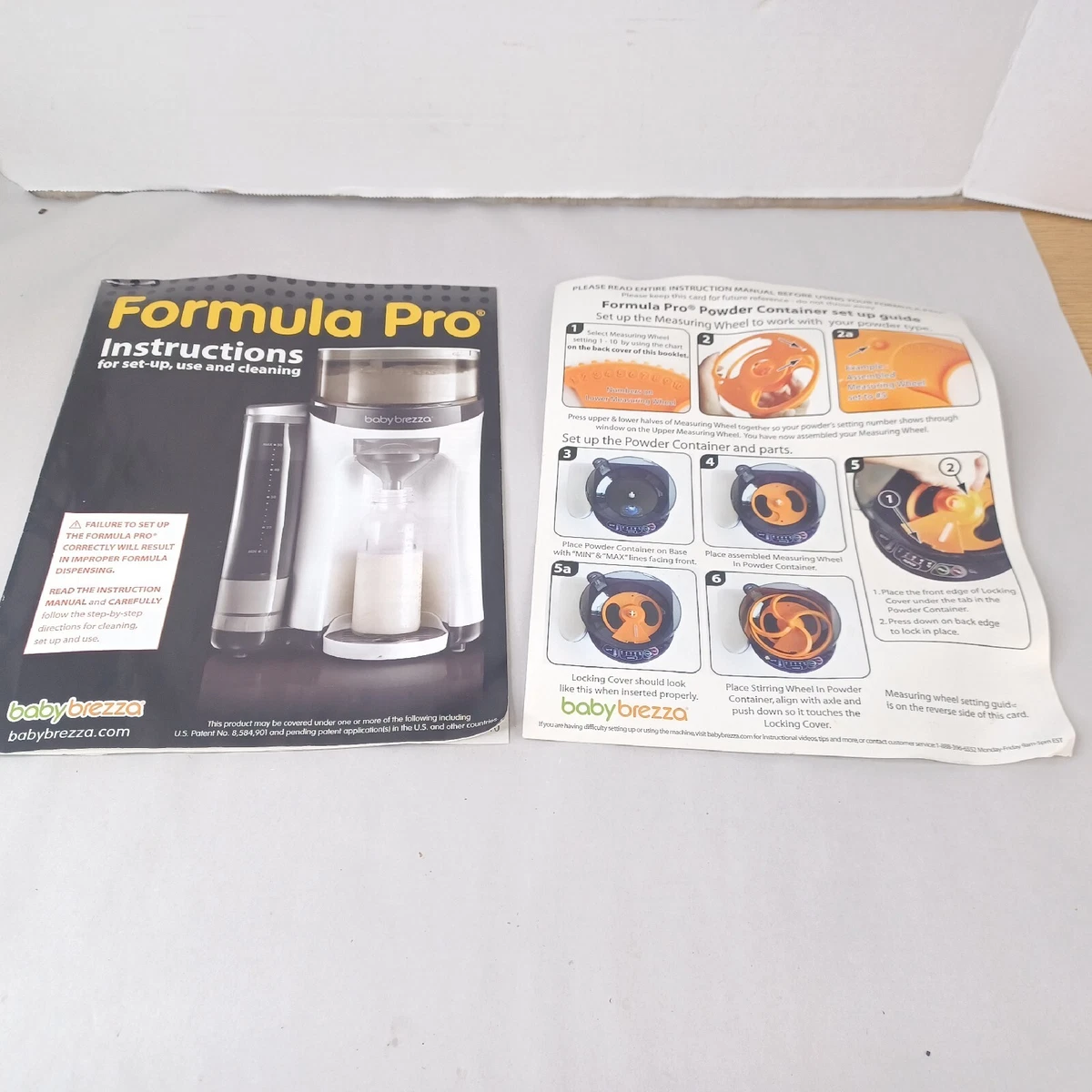 Baby Brezza Formula Pro FRP0045 manuel d instructions uniquement