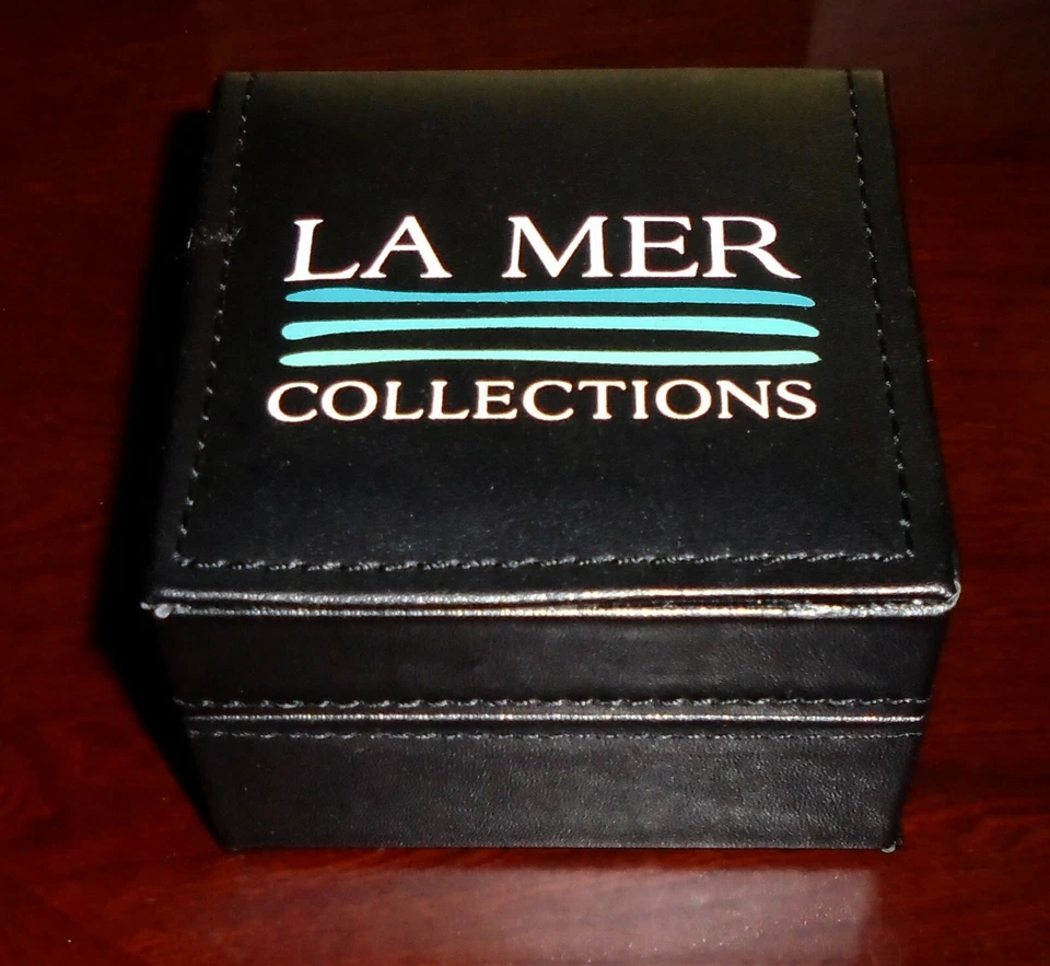 NUEVO EN CAJA RELOJ CHATEAU TRIPLE ENVOLTURA COLECCIÓN LA MER CORREA CAMEL CAJA CHAPADA EN ORO 14K Foto 4 de 4