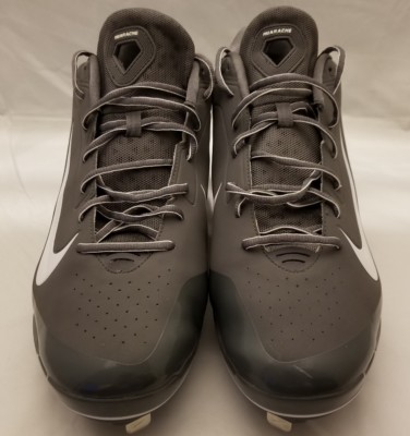 Nike Air Huarache Pro Mid Metal Baseball Cleats Size 16 Gray
