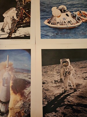 Appollo 11 Color Pictures (6) 11x14 Nasa photos