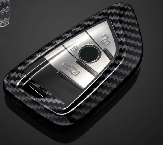New LUXURY CARBON FIBER CASE COVER FOR For BMW X1 X5 X6 5 7 Serie KEY