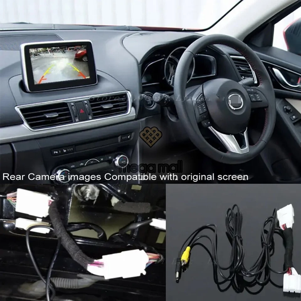 For Mazda 3 Hatchback BM BN 2014-2018 OEM Screen with HD AUTO Rear View Back up - Image 4 of 4