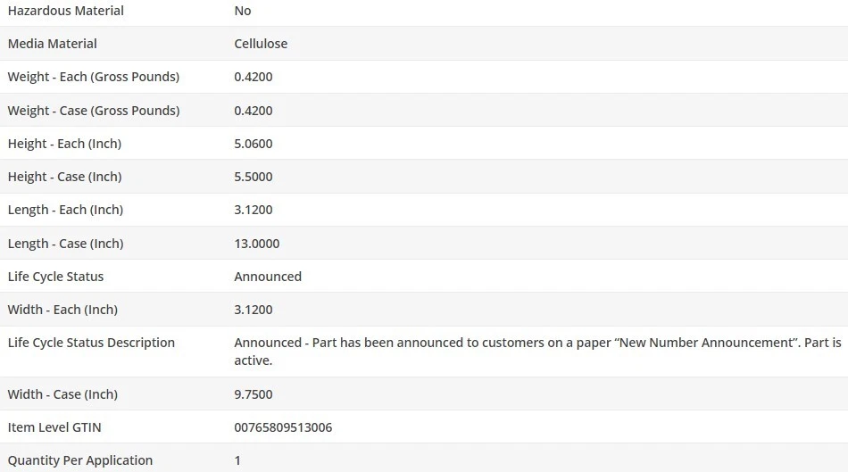 Filtro de aceite de motor OEM WIX para AUSTIN CAMBRIDGE 1955-1961 L4-1,5 L Foto 4 de 4