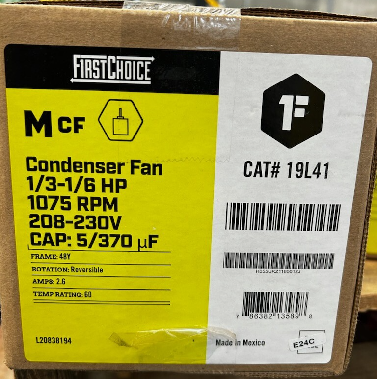 mayページ NEW* First Choice Lennox 19L41 Condenser fan 208/230v | eBay