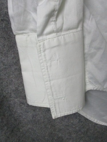 M Missoni Dress Shirt Mens 16 1/2 42 White Cotton French Cuff Pocket Collar - Picture 9 of 18