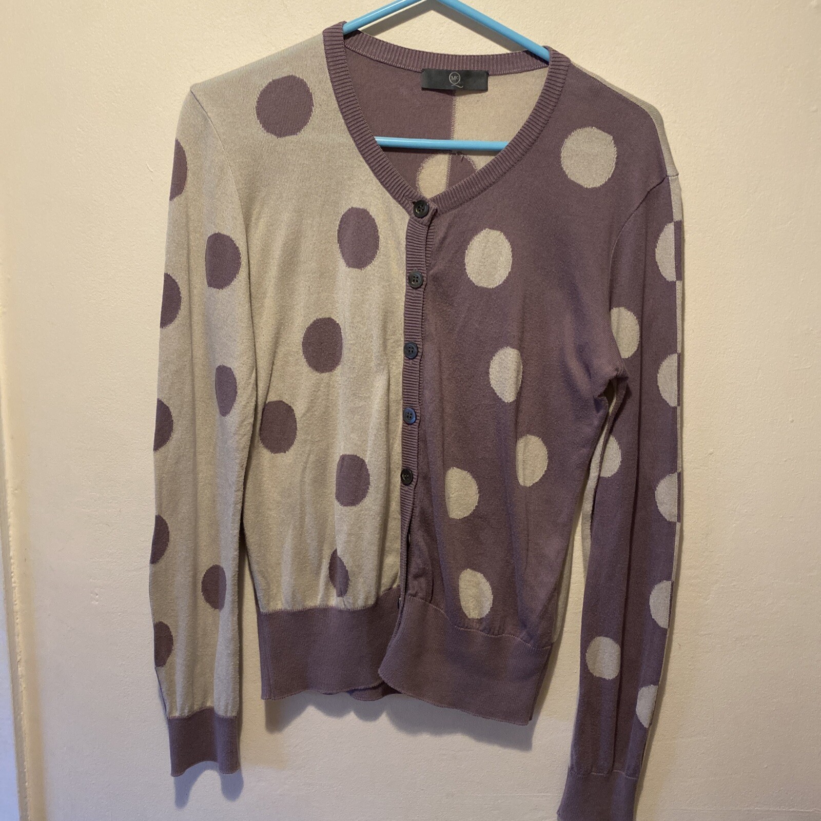 alexander McQueen McQ   Size S 100percentcotton Polka Dot Spotted Rare FreeP&P