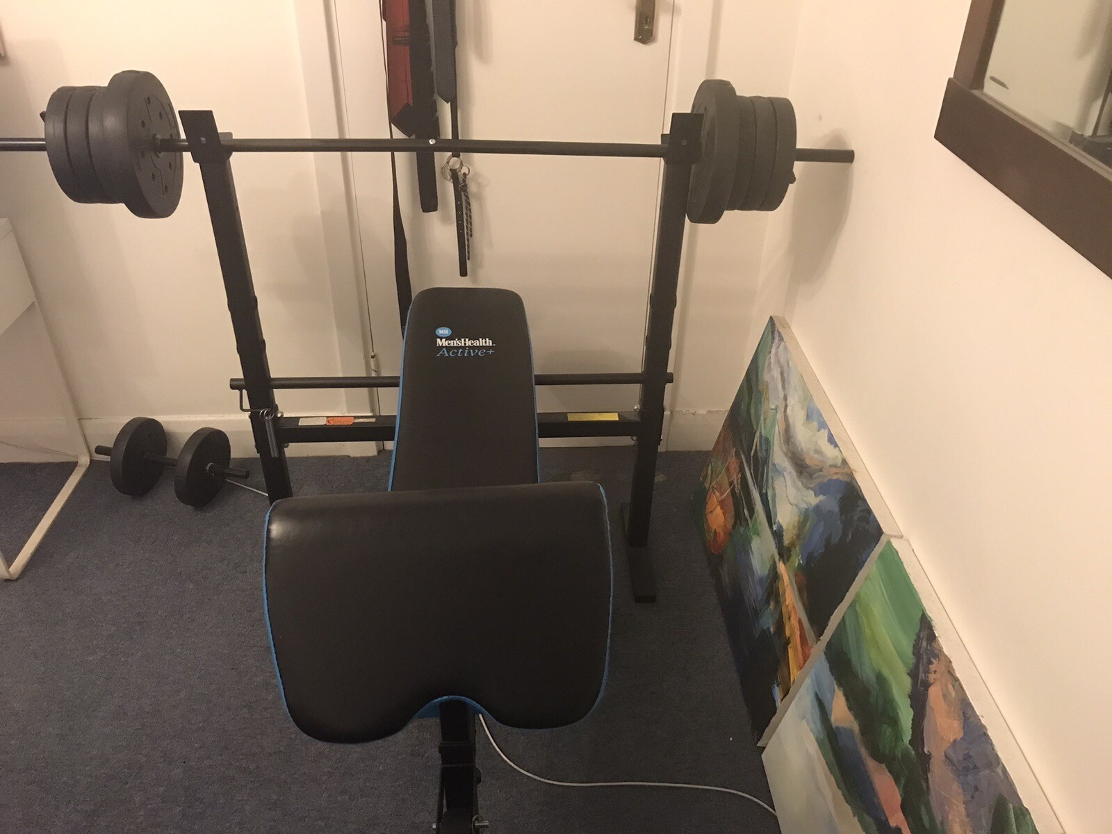 fitness bench and weights eBay