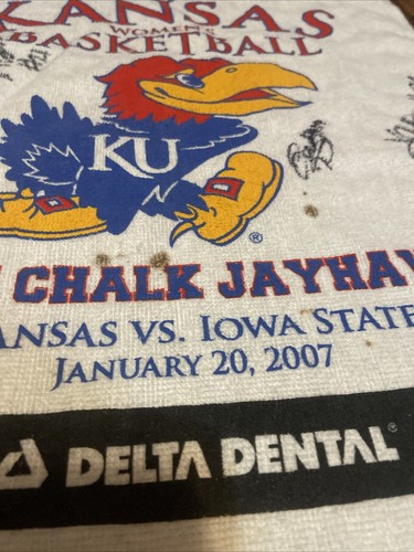 Autographed KU Jayhawks Women’s Basketball Team Towel 06 07 08 Kansas University - Picture 9 of 16