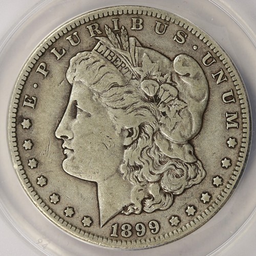1899-S $1 Morgan Silver Dollar ANACS VF25 - Picture 3 of 4
