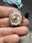 Timex Ladies Silver Tone Silver Dial Mechanical Handwind Vintage 1970s Watch