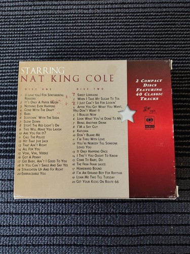 Starring Nat King Cole Cd 40 Tracks/2 Disc Collection - FAST OZ POST - Picture 6 of 6