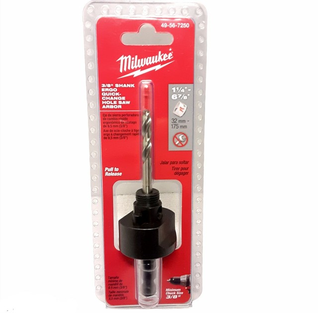 Milwaukee 49567250 Large Quick Change Hole Saw Arbor Shank for sale
