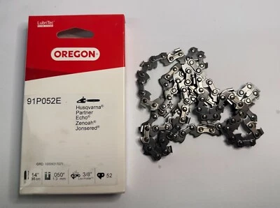 OREGON 91P052E CATENA MOTOSEGA 91P052E PASSO 3/8 LP SPESSORE 1,3 mm 52 MAGLIE