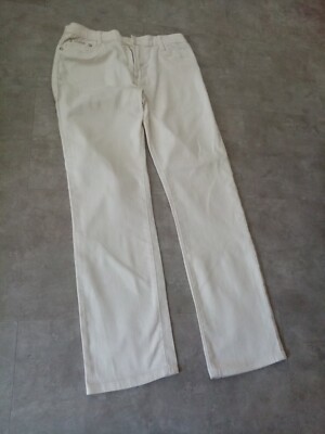 WEISSE JEANS HOSE Marke SWALLOW JEANS YZY Gr. M 38/40
